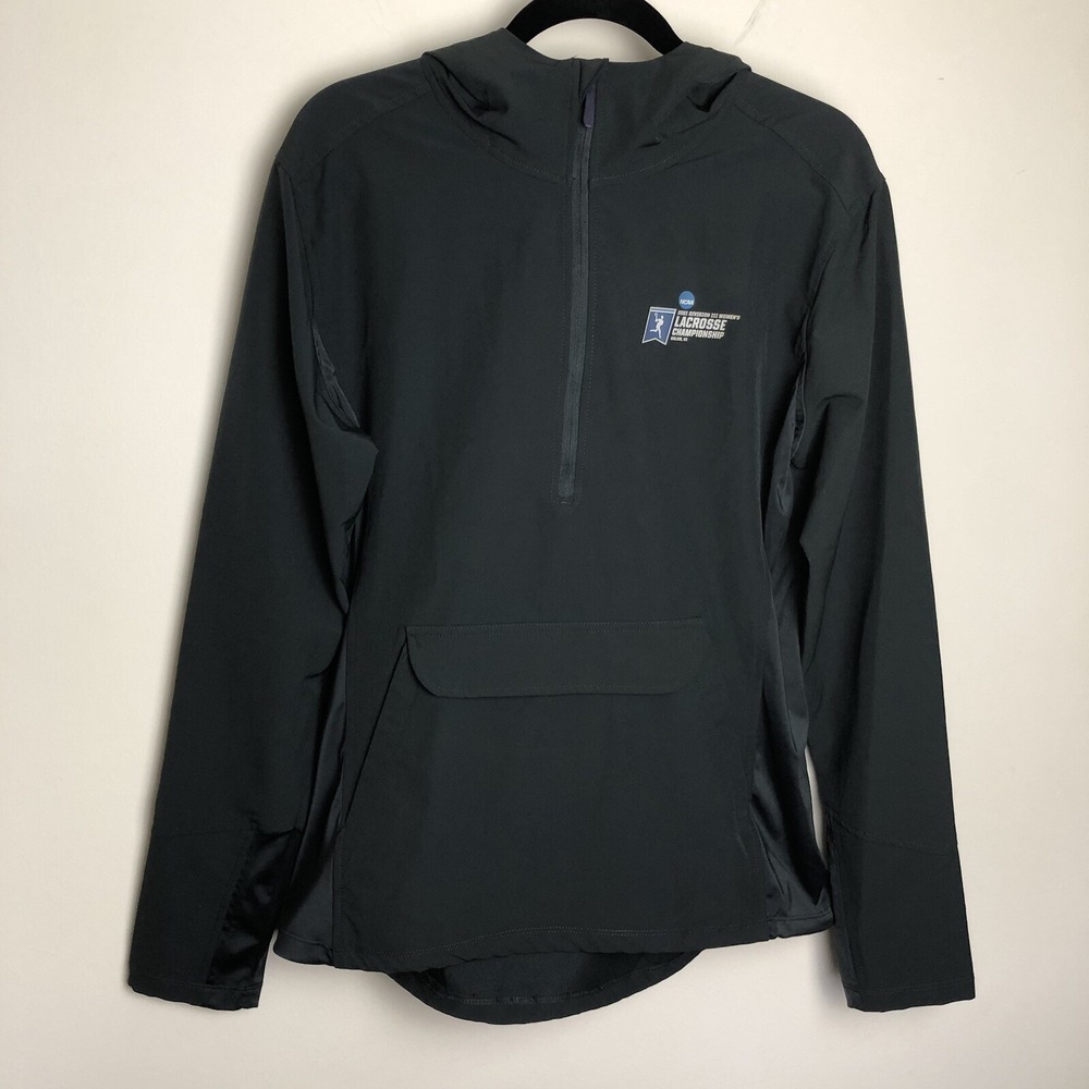 2021 DIII Women's Lacrosse Championship Fossa 1/2 Zip Light Pullover L Gray